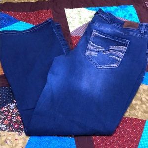 5 pair Maurices four 22 reg and one 22 long